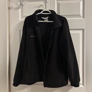 Columbia Black Full-Zip Fleece Jacket